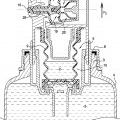 Ilustración 4 de Sistema de cierre de un dispositivo de distribución a baja presión de un producto líquido a pastoso.