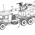 Ilustración 1 de Pieza de artillería y vehículo militar.