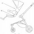 Ilustración 4 de Cochecito para bebés con sistema de frenado ante pendientes y nivelación automática del capazo