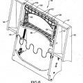Ilustración 4 de Sistema de rotación y liberación de un reposacabeza accionado por motor de un miembro de mueble.