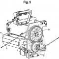 Ilustración 5 de Cabeza modular de alimentación para una máquina de flejar con motor de inversión.