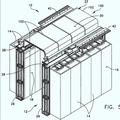 Ilustración 1 de Sistema de refrigeración de contención de pasillos calientes y método.