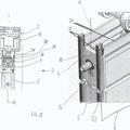 Ilustración 3 de Sistema de panel deslizante con mecanismo de enclavamiento y dispositivo indicador para indicar un estado de enclavamientos de un elemento de hoja de puerta.